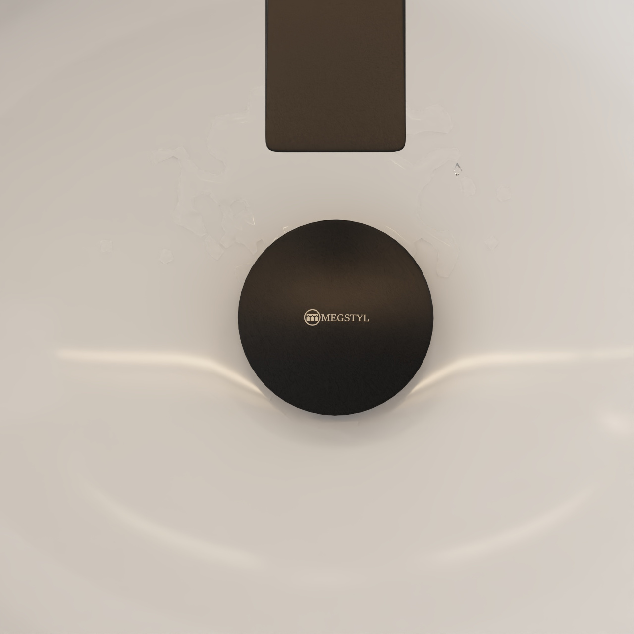 Korek do umywalki KLIK 40mm czarny - obrazek 7