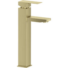 Bateria umywalkowa wysoka GABI 01 złoto szczotkowane