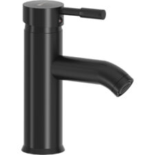 Bateria umywalkowa niska LOME 02 czarny mat