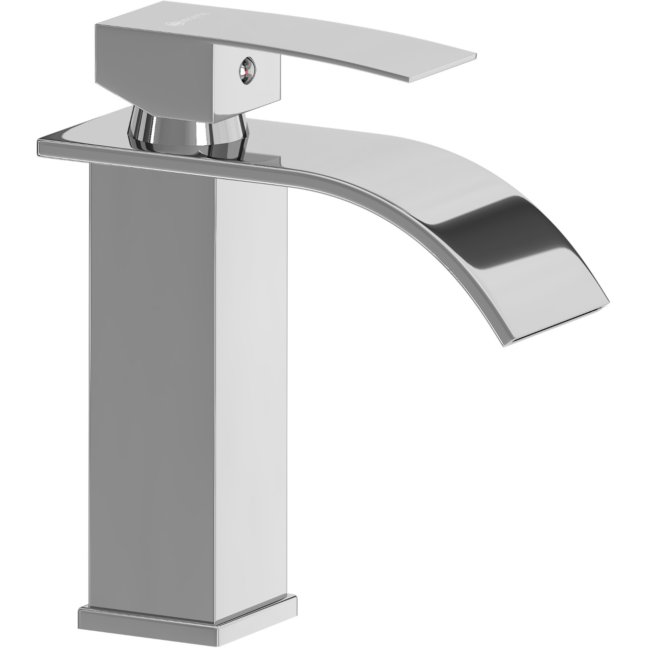 Bateria umywalkowa niska YUTA 02 chrom połysk