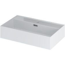 Umywalka nablatowa LAPIS 60cm biała do łazienki