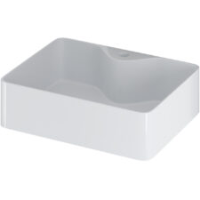 Umywalka nablatowa LANCE 48cm biały połysk do łazienki