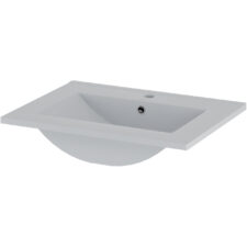 Umywalka ceramiczna RIKA 60cm biała do łazienki