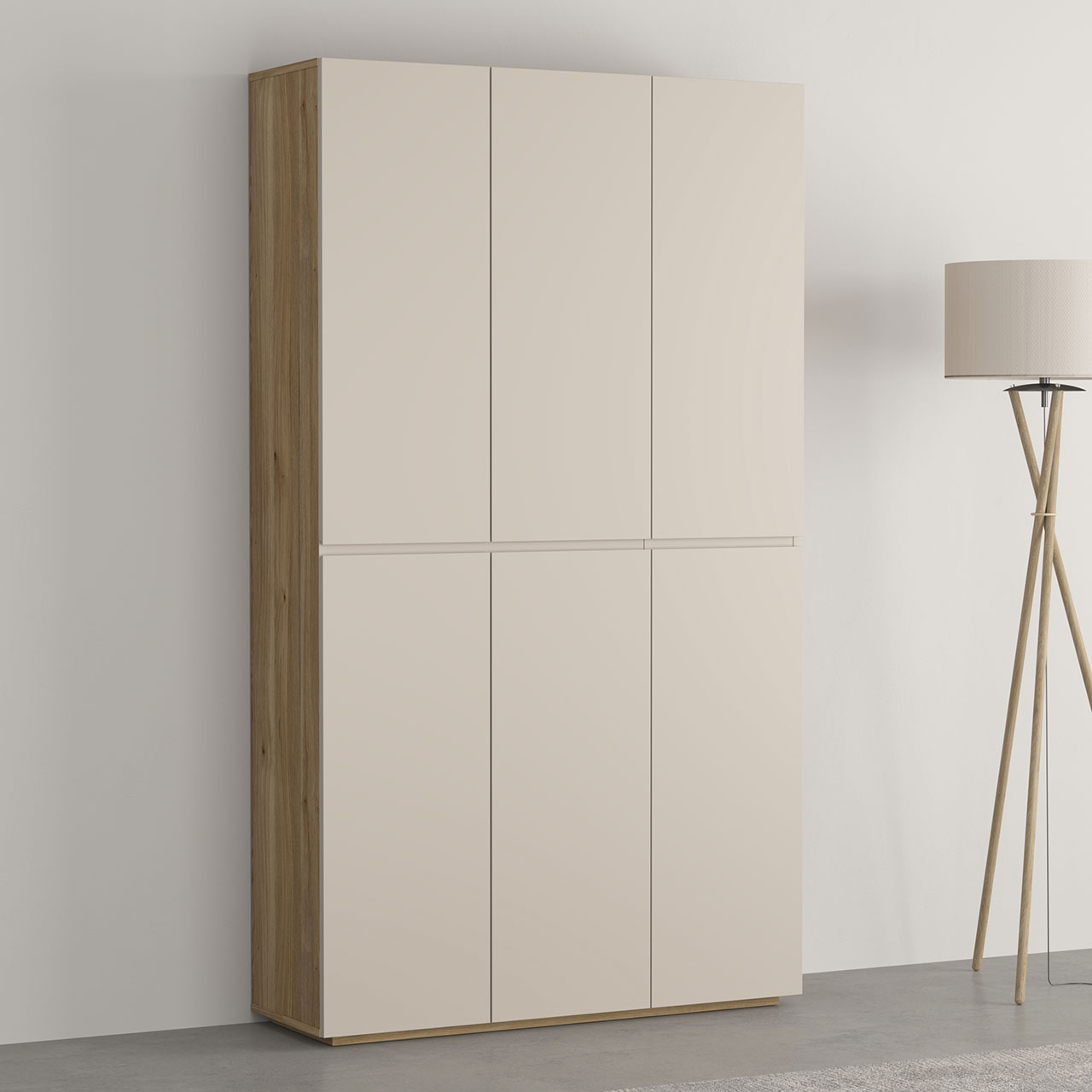 Komoda DRISS 78 dąb mauvella / kaszmir - obrazek 4