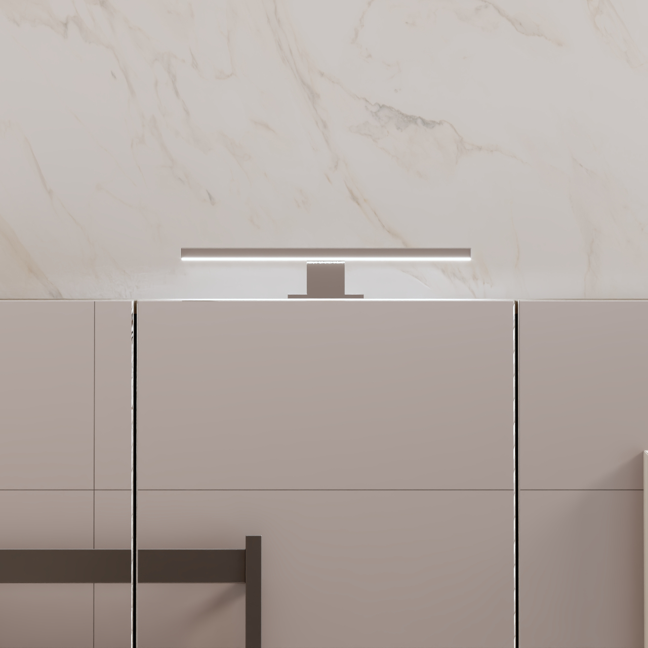 Oświetlenie LED nad szafkę ALICE 30cm chrom - obrazek 4