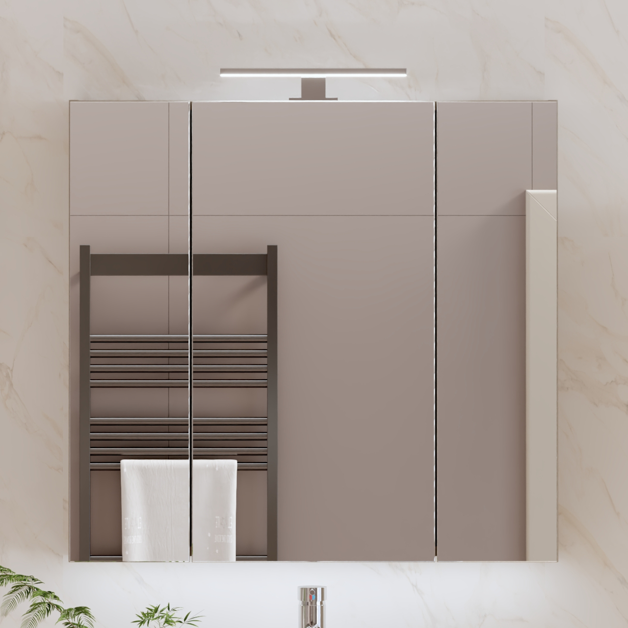 Oświetlenie LED nad szafkę ALICE 30cm chrom - obrazek 5