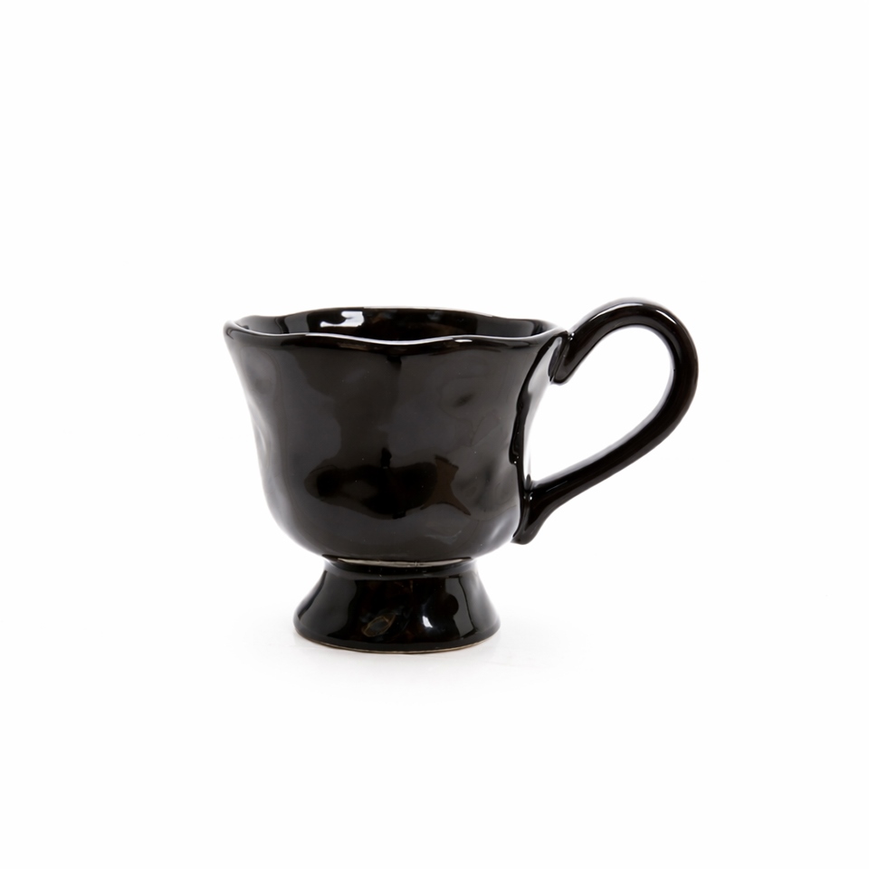 Kubek SHP BIAŁA RÓŻA czarny - obrazek 3