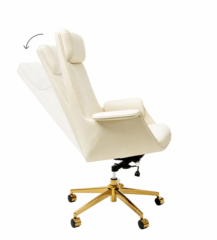 Fotel biurowy ADMIRAL beżowy - obrazek 5