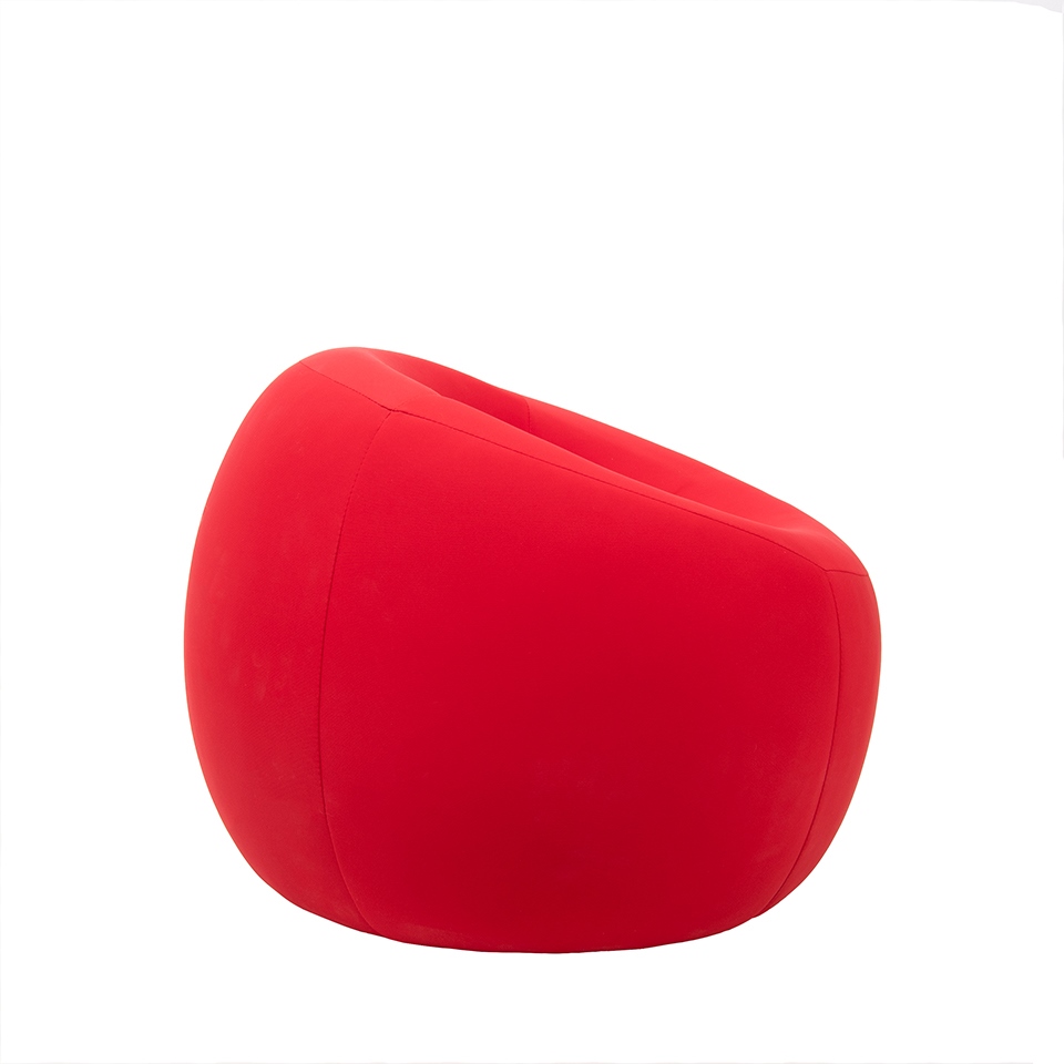 Pufa MAMMA czerwona - obrazek 3