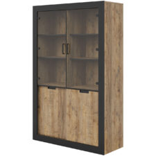 Witryna TRUDO 12 dąb samdal / czarny