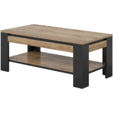 Stolik kawowy TRUDO 99 dąb samdal / czarny