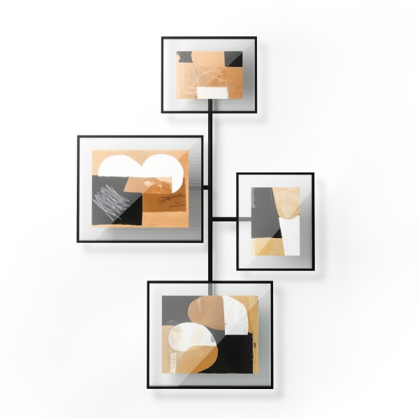 UMBRA zestaw 4 ramek na zdjęcia FLUTE WALL czarny - obrazek 3