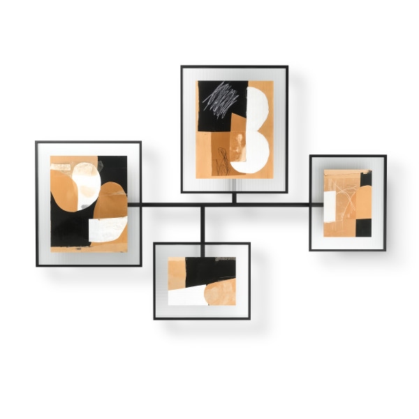 UMBRA zestaw 4 ramek na zdjęcia FLUTE WALL czarny - obrazek 4