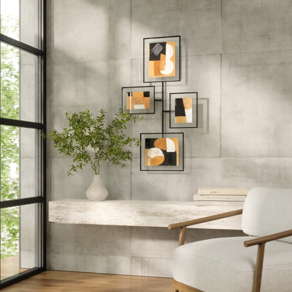 UMBRA zestaw 4 ramek na zdjęcia FLUTE WALL czarny - obrazek 10