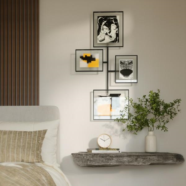 UMBRA zestaw 4 ramek na zdjęcia FLUTE WALL czarny - obrazek 12