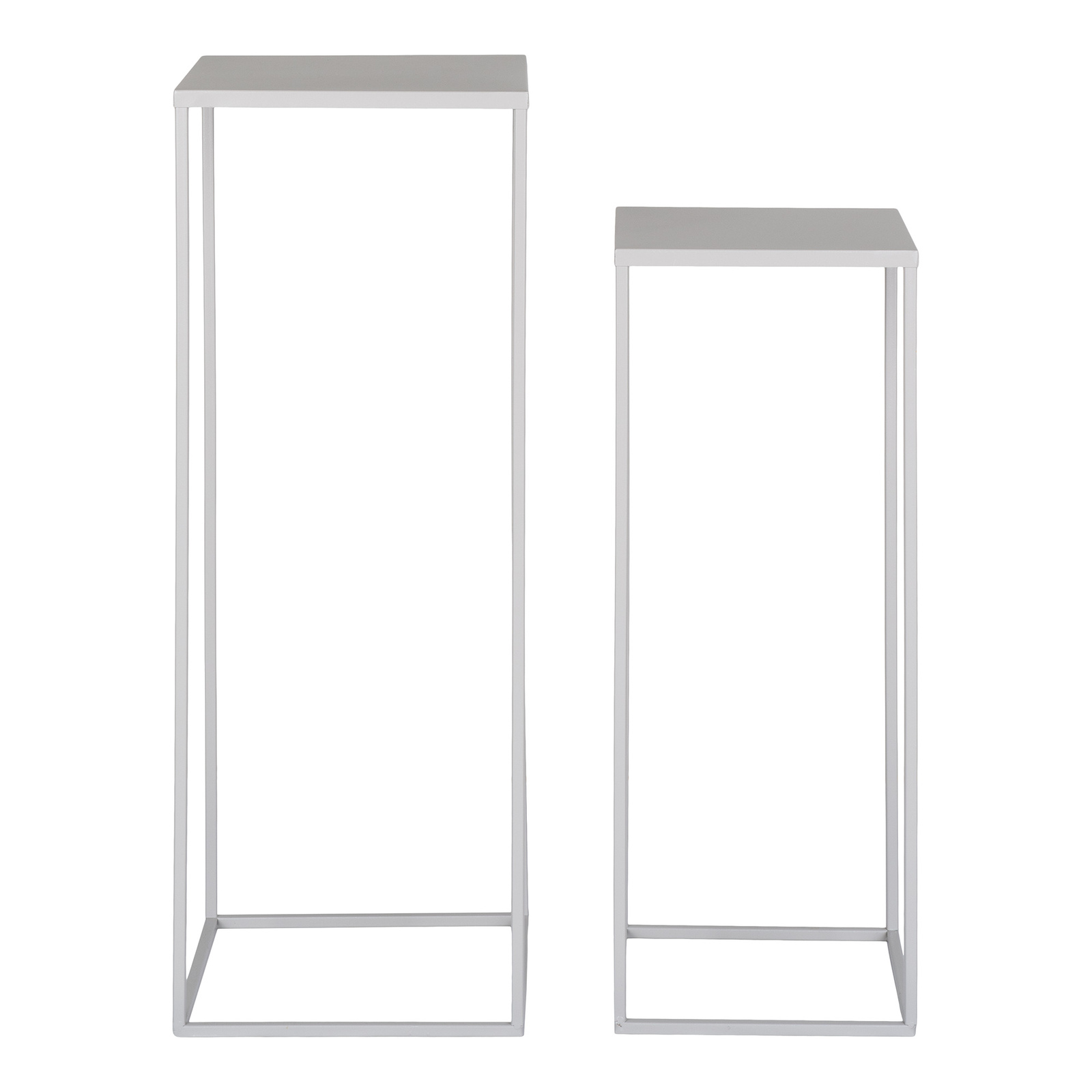 Zestaw 2 kwietników/stolików Beja szare - obrazek 4