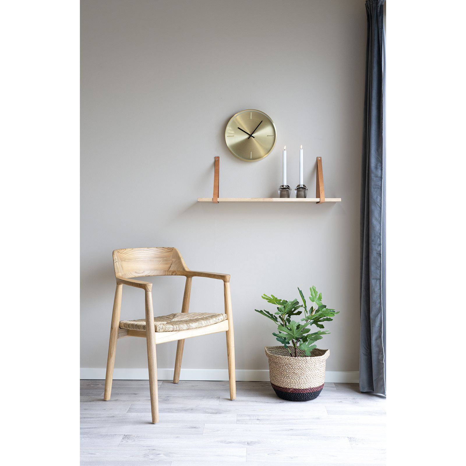 Półka ścienna Forno 80cm naturalna - obrazek 3