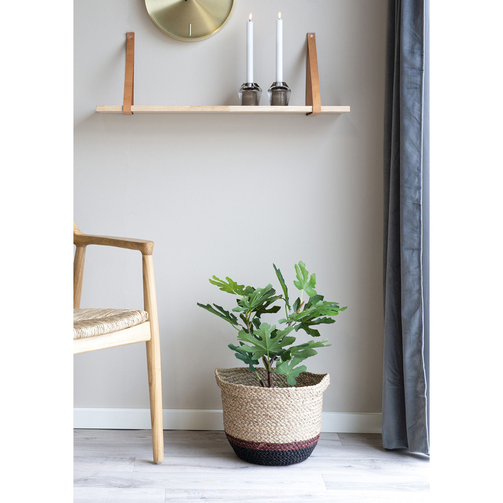 Półka ścienna Forno 80cm naturalna - obrazek 4