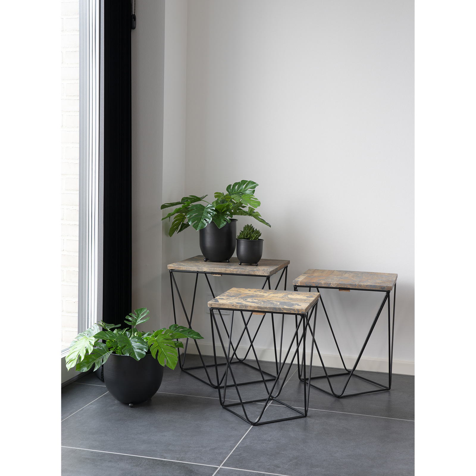 Sztuczna roślina Monstera 45cm - obrazek 9