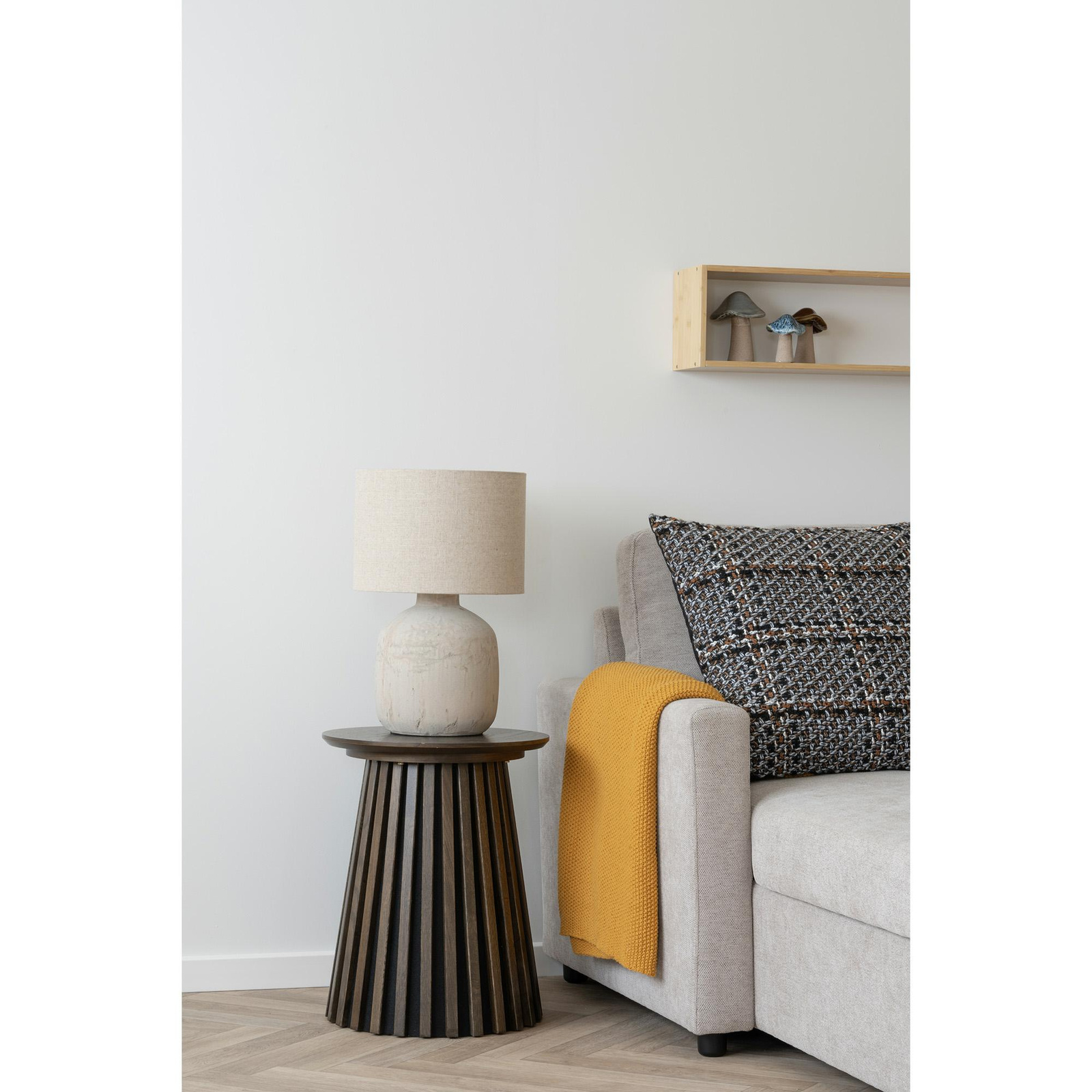 Stolik pomocniczy Osaka 40cm dąb - obrazek 3