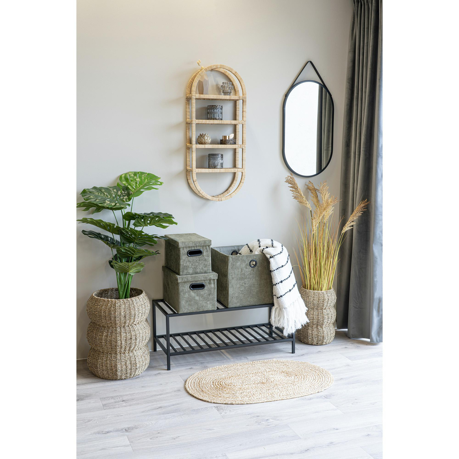 Sztuczna trawa pampasowa 110cm - obrazek 6