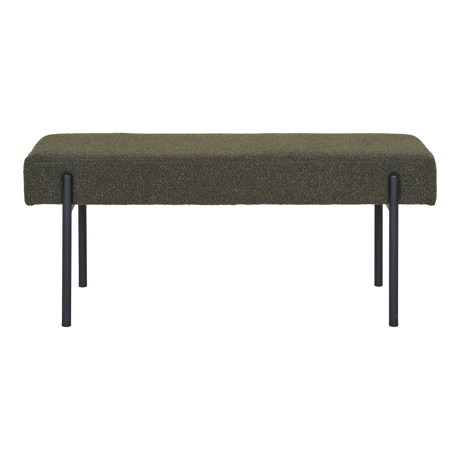 Ławka Swindon boucle zielona/czarna - obrazek 4