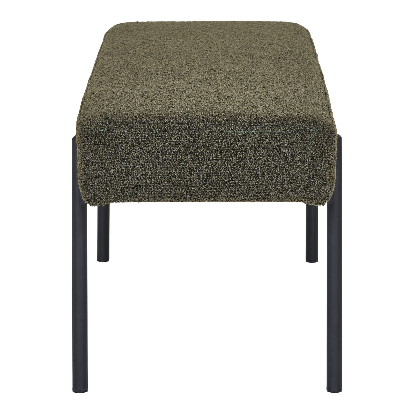Ławka Swindon boucle zielona/czarna - obrazek 5