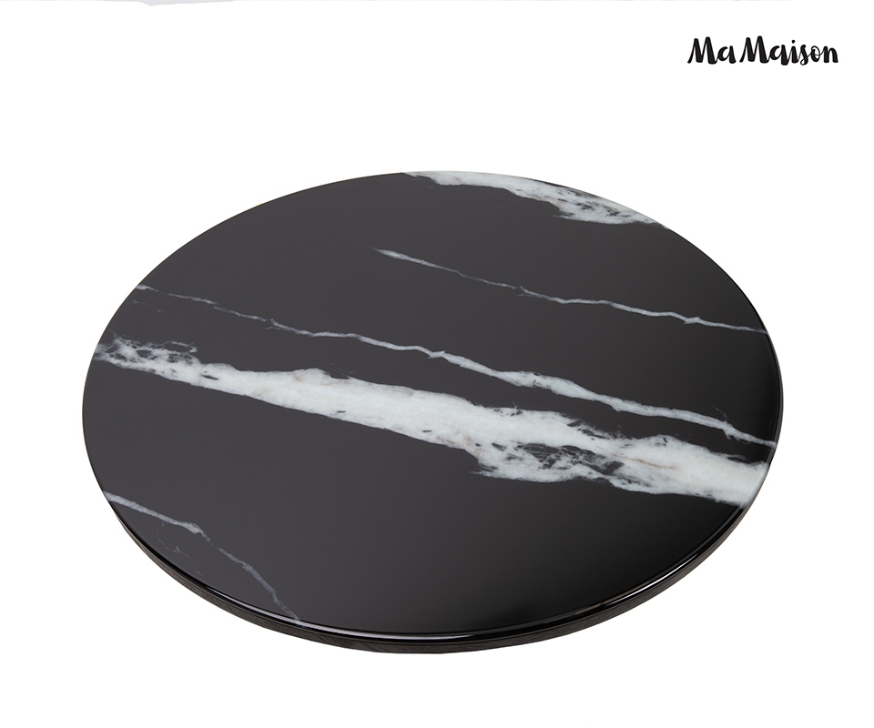 MaMaison stolik kawowy DOVER 100 czarny - obrazek 3