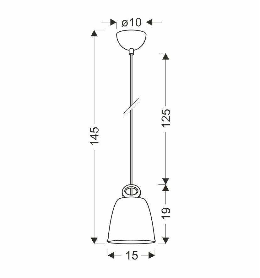 LAMPA WISZĄCA SEWILLA S 1 NIEBIESKI - obrazek 8