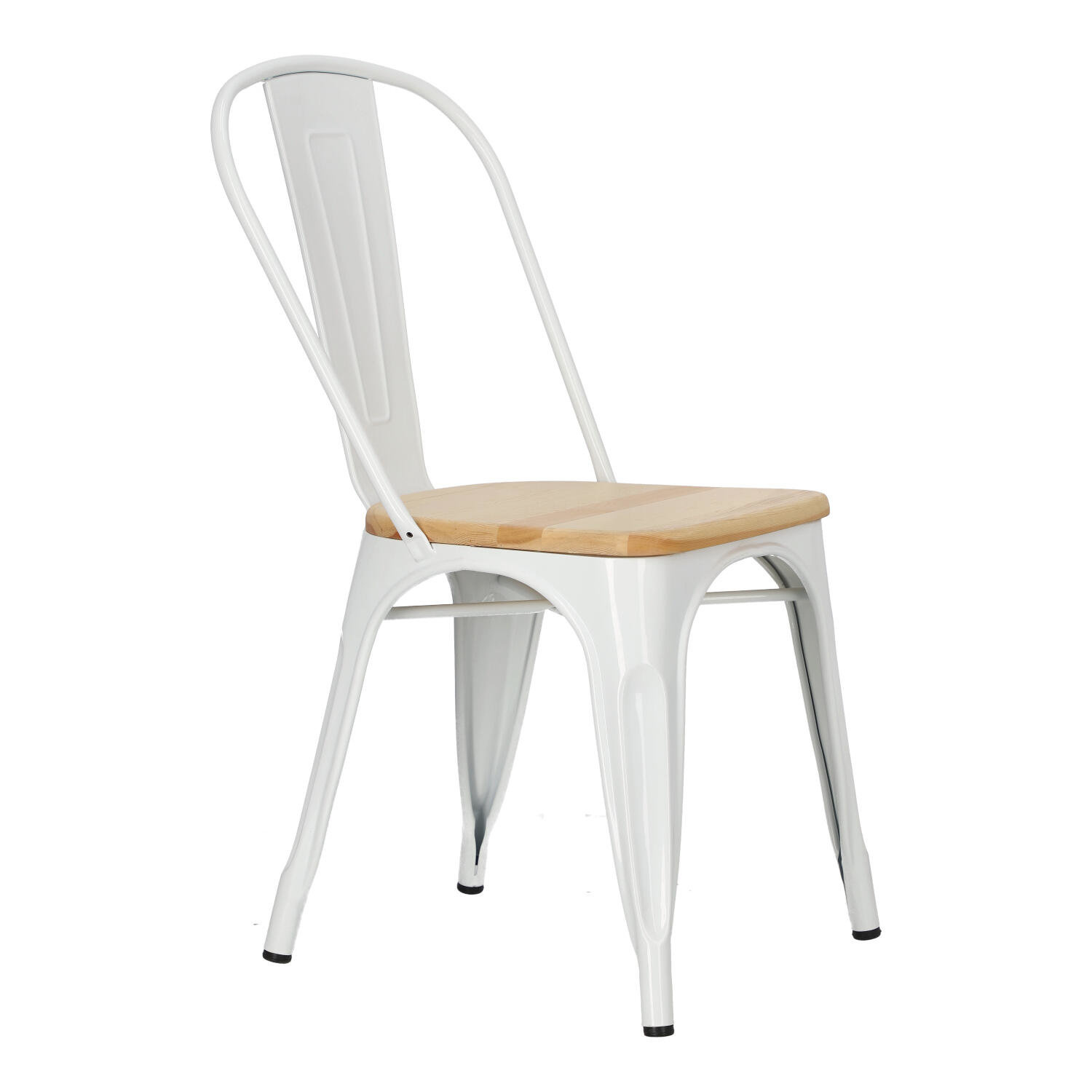 Krzesło Paris Wood białe sosna naturalna - obrazek 4