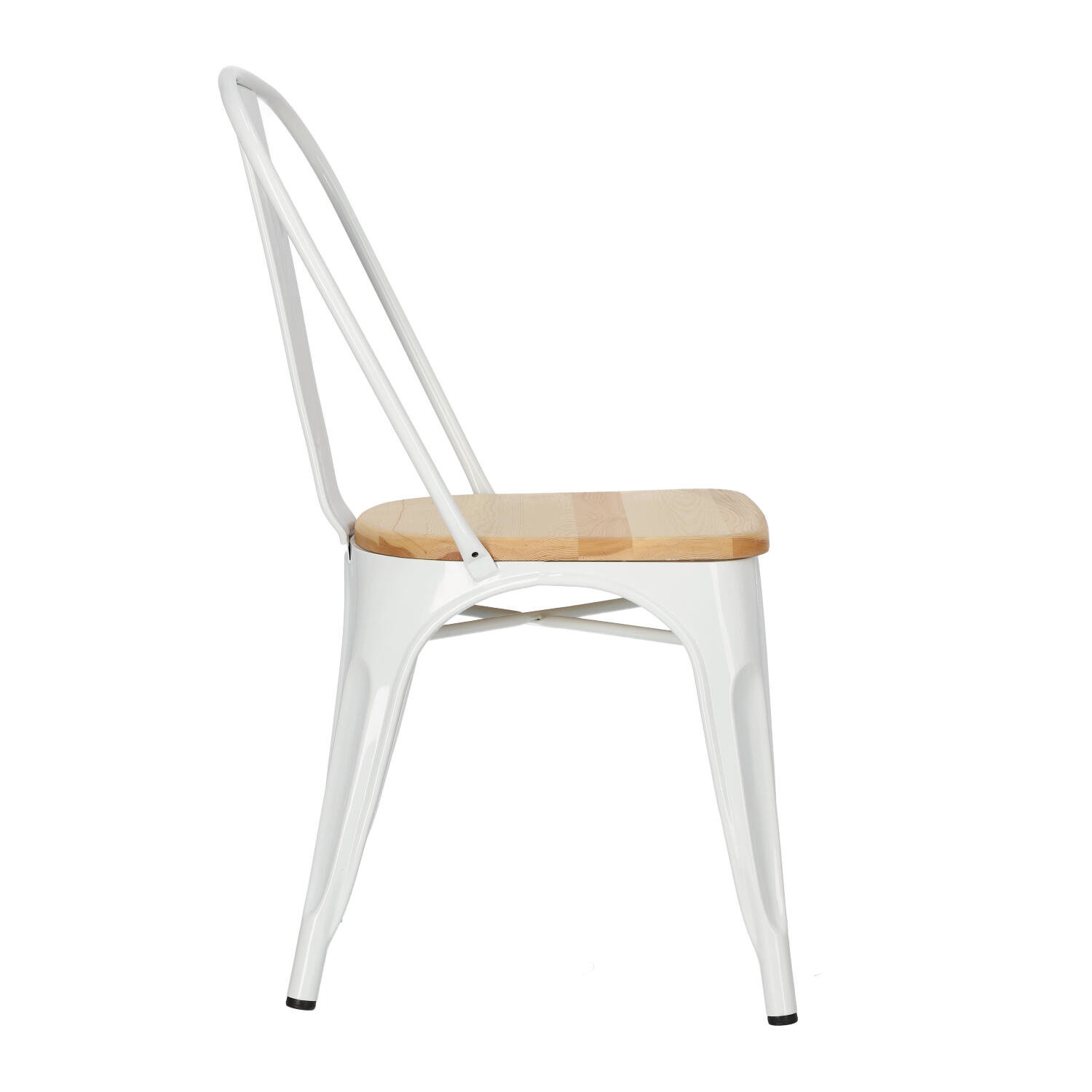 Krzesło Paris Wood białe sosna naturalna - obrazek 7