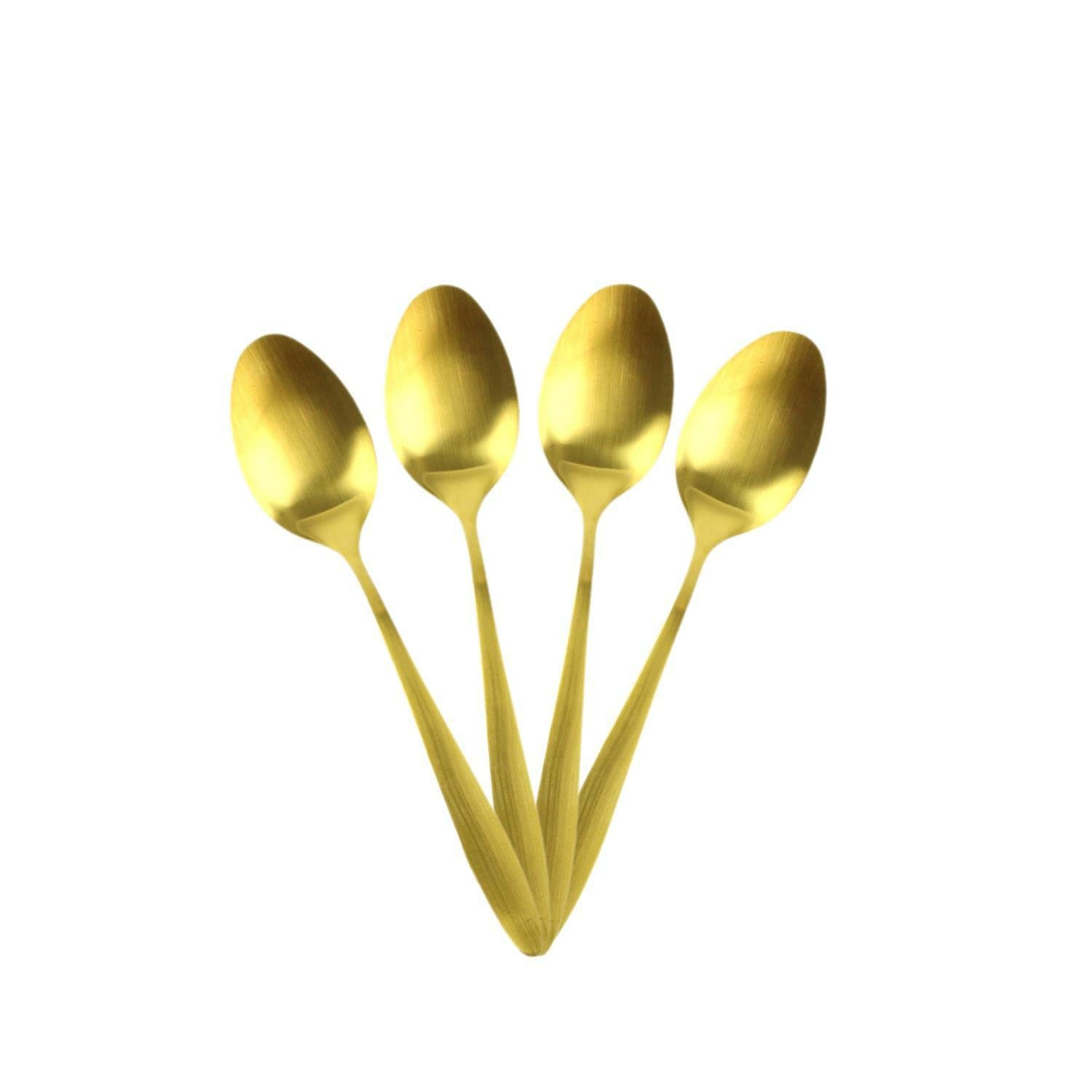 Zestaw sztućców Charbon jasne złoto - obrazek 8