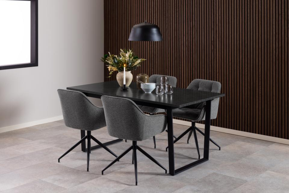 Krzesło Brooke obrotowe antracytowe - obrazek 5