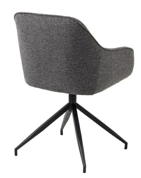 Krzesło Brooke obrotowe antracytowe - obrazek 6