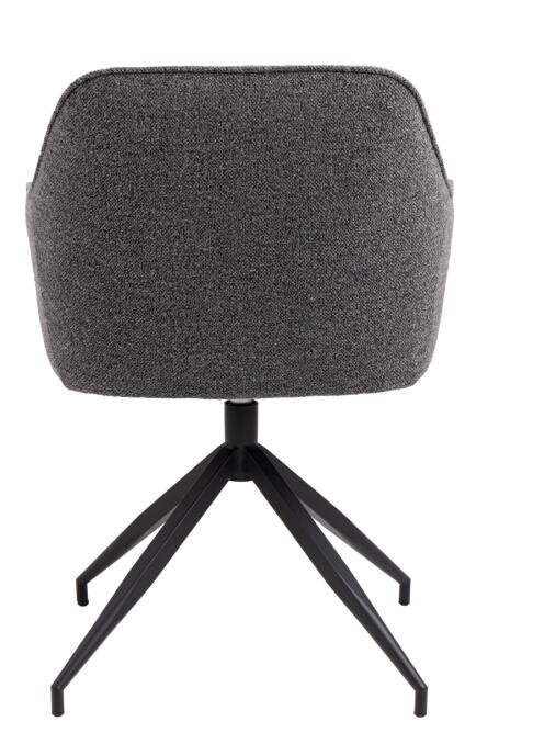 Krzesło Brooke obrotowe antracytowe - obrazek 10