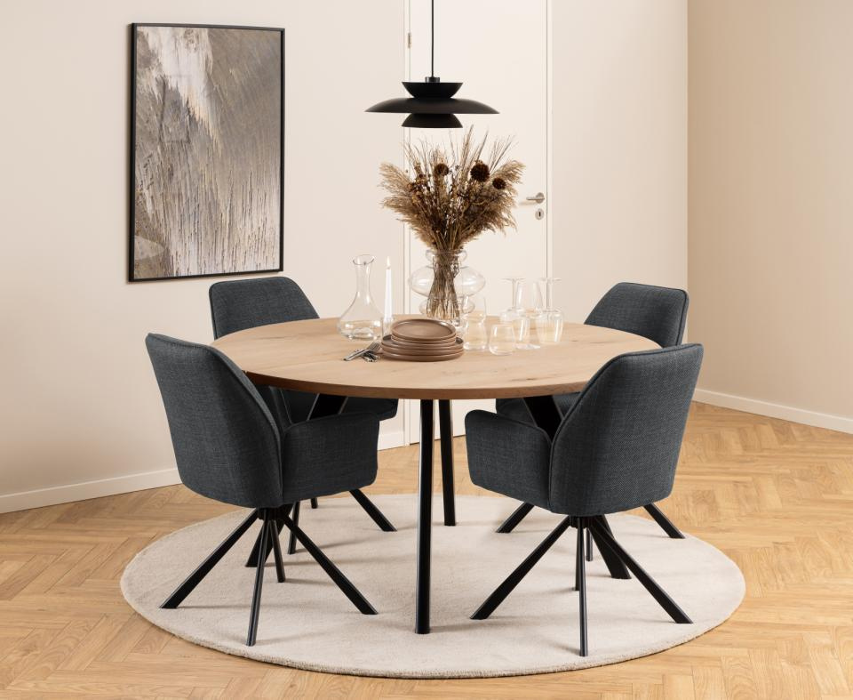 Krzesło Glenda szare ciemne Basel 19 - obrazek 3