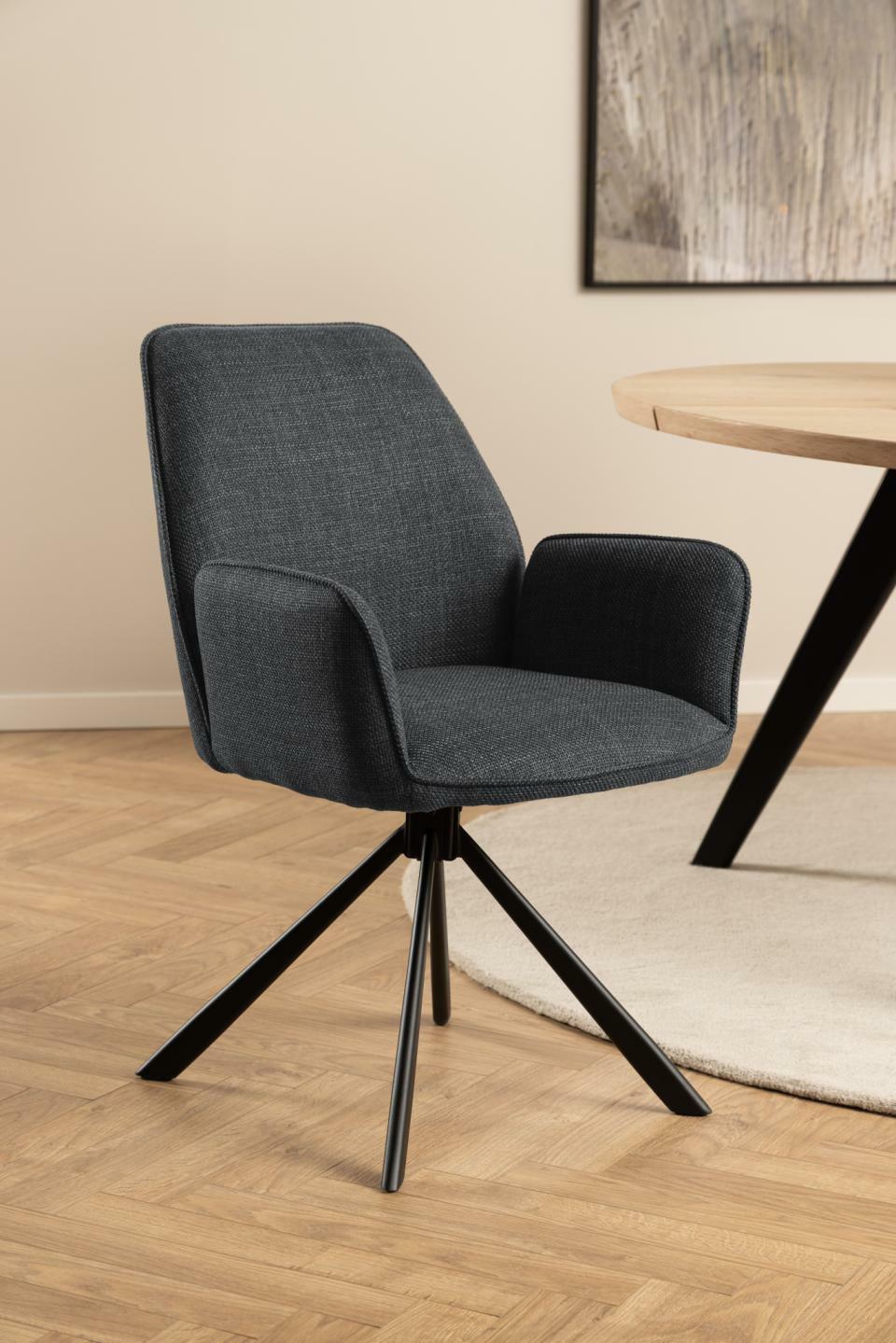 Krzesło Glenda szare ciemne Basel 19 - obrazek 4