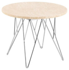 Stolik kawowy Prunus 55cm trawertyn/