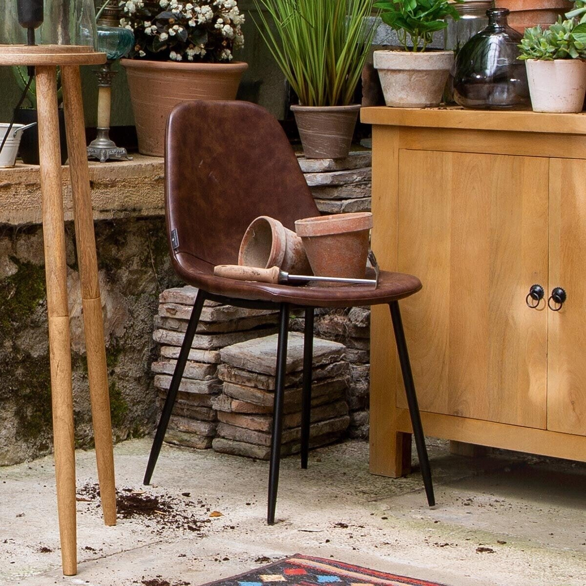 Krzesło Vladi brązowe - obrazek 6