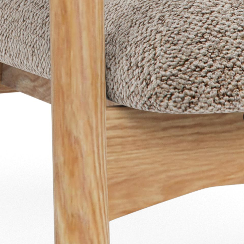 Fotel Addi beżowy/dąb Monza 60 - obrazek 9