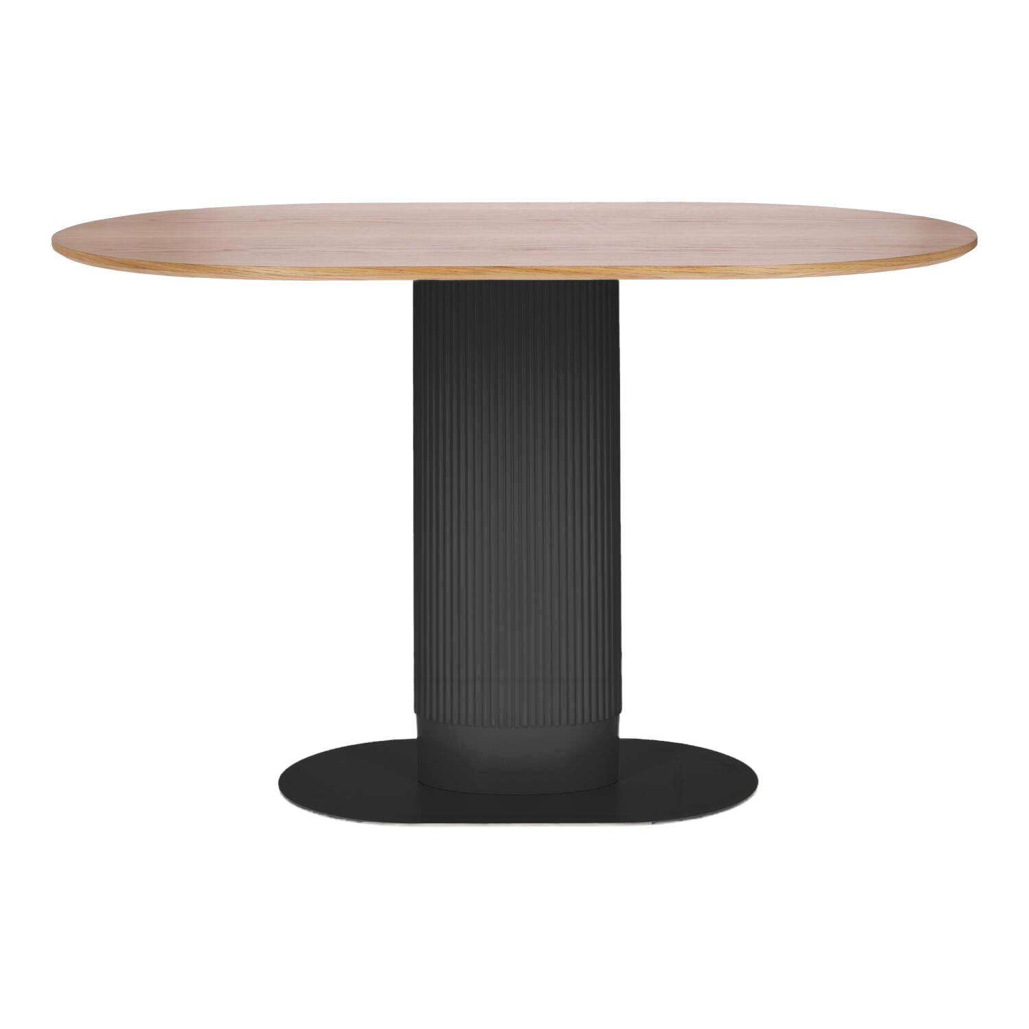 Stół Maxim naturalny dębowy/ czarny - obrazek 4