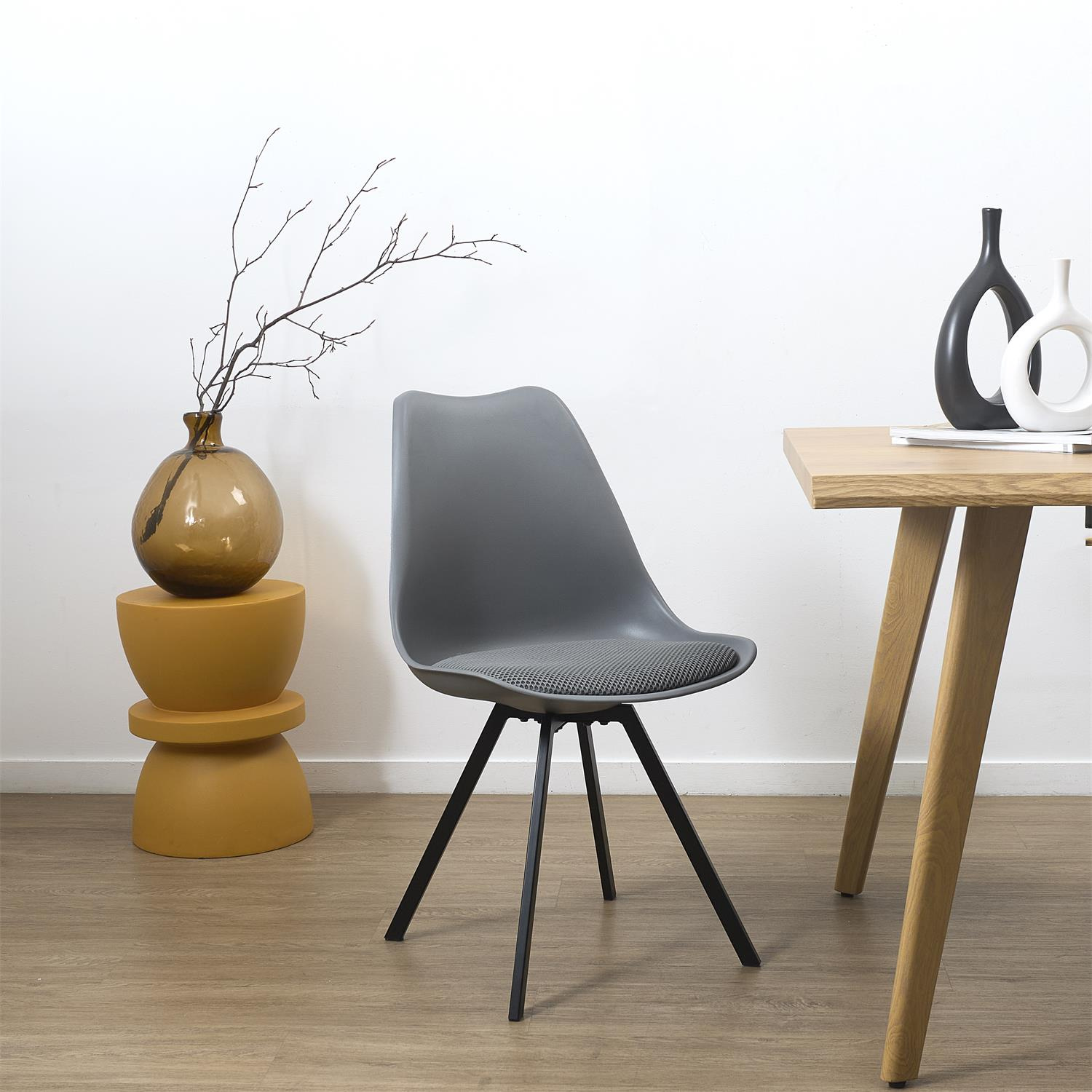 Krzesło Atom szare - obrazek 3