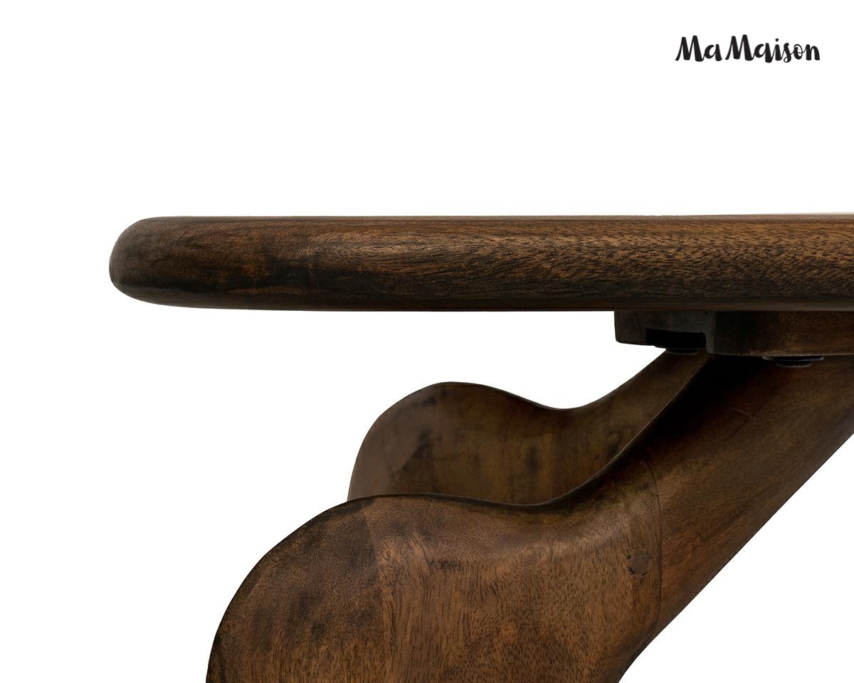 MaMaison stolik kawowy ORIZON 120 brązowy / drewno - obrazek 5