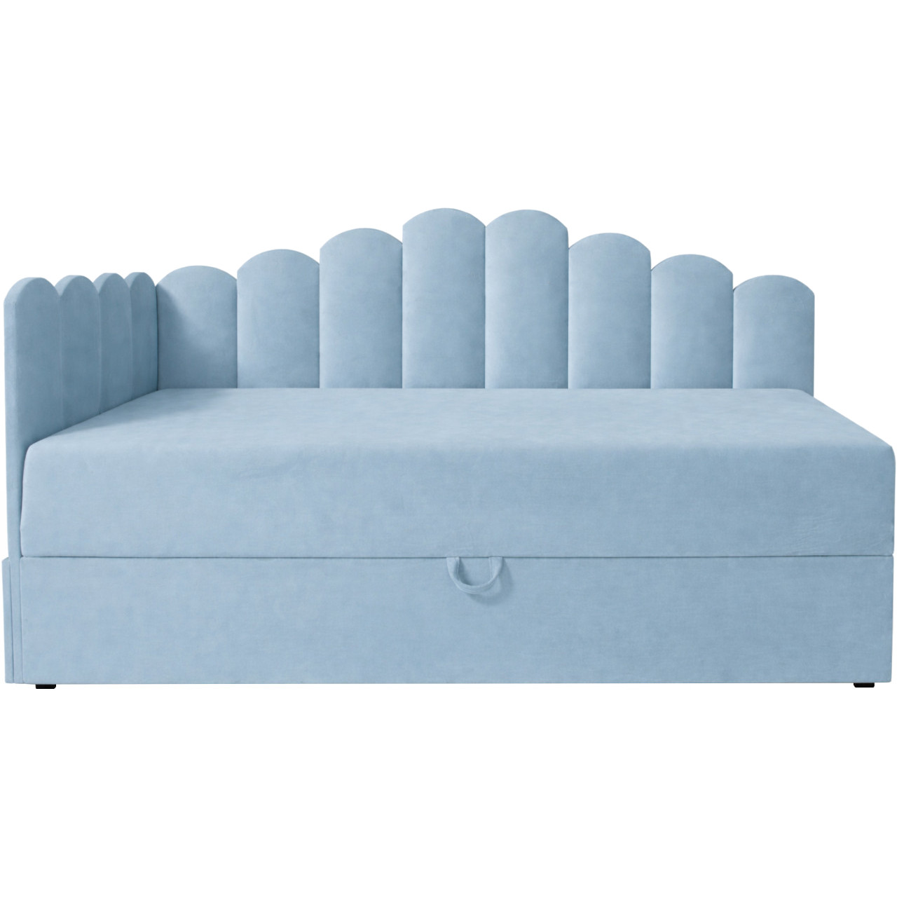 Łóżko dziecięce tapicerowane 80x160 NELA royal 48 lewe - obrazek 3