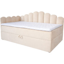 Łóżko dziecięce tapicerowane 80x160 NELA royal 102 lewe