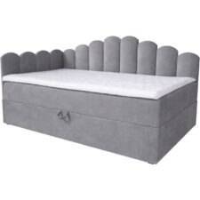 Łóżko dziecięce tapicerowane 80x160 NELA royal 115 lewe