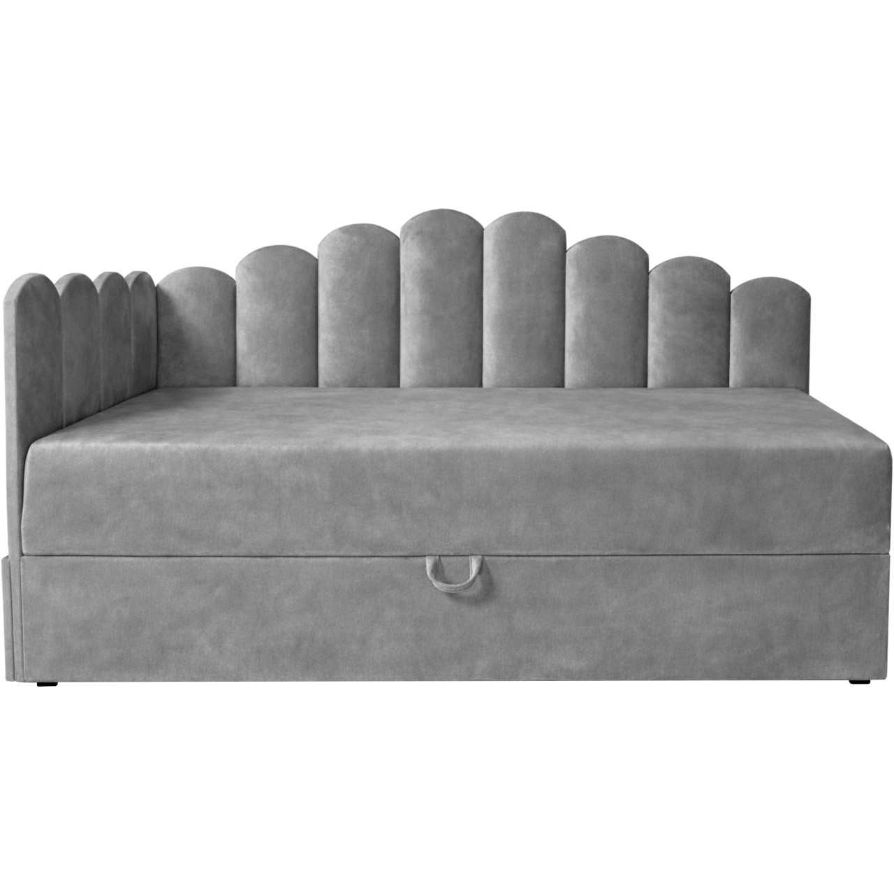 Łóżko dziecięce tapicerowane 80x160 NELA royal 115 lewe - obrazek 3