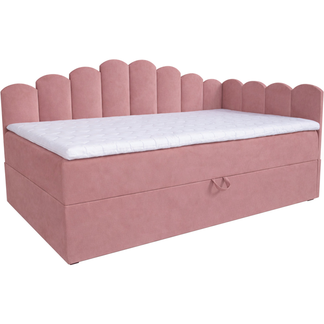 Łóżko dziecięce tapicerowane 80x160 NELA royal 14 prawe