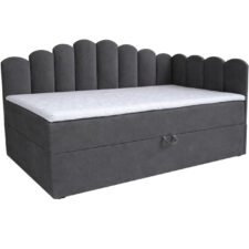 Łóżko dziecięce tapicerowane 80x160 NELA royal 38 prawe