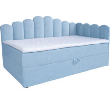 Łóżko dziecięce tapicerowane 80x160 NELA royal 48 prawe